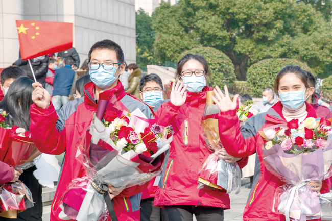 驰援绍兴抗疫勇士凯旋