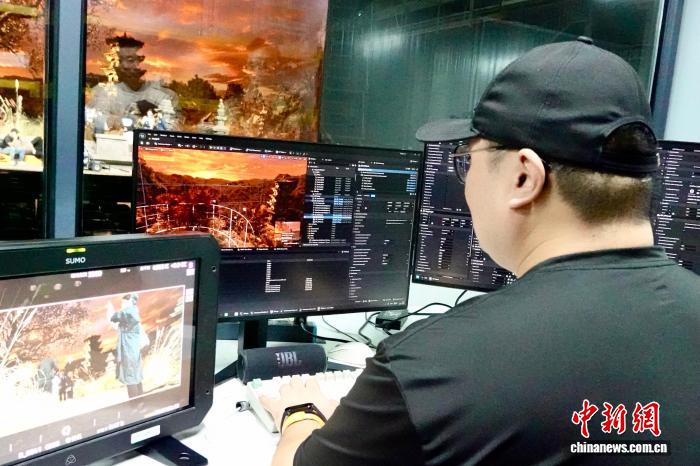 探访浙江横店虚拟摄影棚：虚实场景无缝衔接