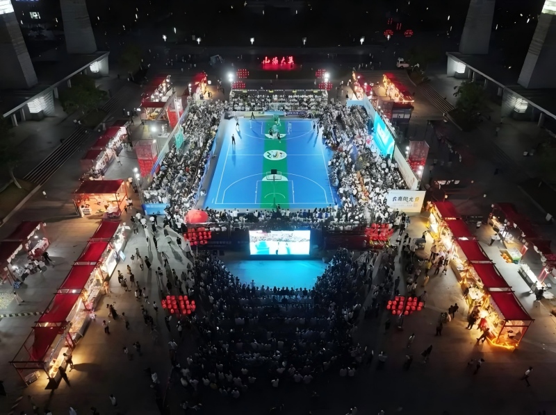 2024年苍南首届“村BA”现场火热。“苍南发布”供图